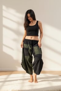 Image 5 of Green Thai Cotton Unisex Pants – 424