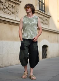 Image 1 of Green Thai Cotton Unisex Pants – 424
