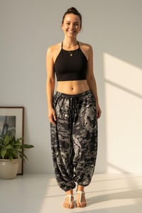 Image 6 of Black Dragon Cotton Festival Pants – 404
