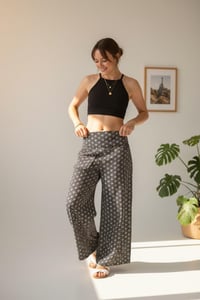Image 3 of Thai Geometric Palazzo Pants – 468