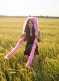Image 5 of Cotton Candy Faux Fur Bolli Bear Hood - 115