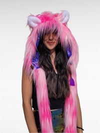 Image 6 of Cotton Candy Faux Fur Bolli Bear Hood - 115