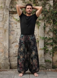 Image 1 of Om Sun Mandala Cotton Festival Unisex Pants - 430A