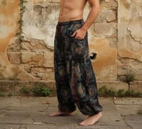 Image 4 of Om Sun Mandala Cotton Festival Unisex Pants - 430A