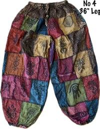Image 10 of Handmade Thai Patchwork Lightweight Cotton Hippie Pants - 429