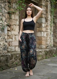 Image 9 of Om Sun Mandala Cotton Festival Unisex Pants - 430A