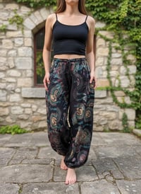 Image 10 of Om Sun Mandala Cotton Festival Unisex Pants - 430A