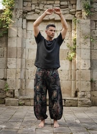 Image 5 of Om Sun Mandala Cotton Festival Unisex Pants - 430A