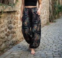 Image 6 of Om Sun Mandala Cotton Festival Unisex Pants - 430A