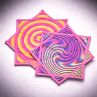 Image 1 of Festival Flow Star, Double Sided Dapo Stars ,Spin Prop for Rave and Flow Art