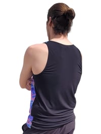 Image 9 of Psychedelic Mushroom Dart Frog Tank Top (UV / Blacklight Reactive)