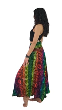 Image 9 of 2-in-1 Boho Wrap Skirt & Convertible Dress - Thai Rayon - 700B