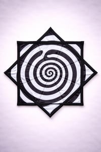 Image 5 of Spiral Festival Flow Star, Double Sided Dapo Stars | Flow Toy for Burning Man and Shambhala