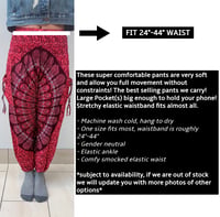 Image 4 of Red/Pink Harem Pants Mystery Bundle – Comfy Yoga, One Size - 518