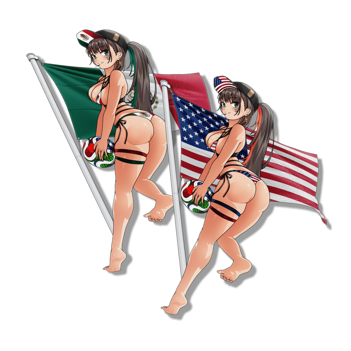 Image of FIFA-Chan Sticker