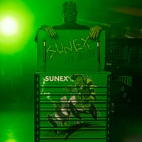 Image 4 of  SQUINDO SUNEX – IT’S ALIVE!! – 34" 6 DRAWER PREMIUM SERVICE CART - GREEN 