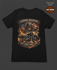 Image 2 of Legends Never Die MC Tee