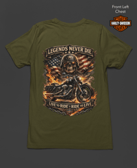 Image 1 of Legends Never Die MC Tee