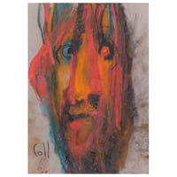 Image 1 of Once Removed - Sketchbook Drawing in Soft Pastels on Paper 