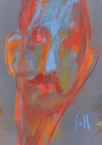 Image 2 of Another Gent  - Sketchbook Drawing in Soft Pastels on Paper 