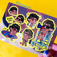 Image 1 of [PREORDER] Surfer Miguel sticker sheet