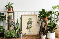Image 1 of Cactus Turtle Martini - Vintage Surrealist Art Print