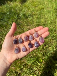 Image 2 of Amethyst Wire Wrapped Necklace