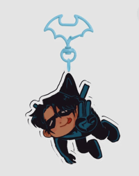 3" Nightwing Charm