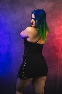 Image 11 of S/M Lamb Of God Mini Halter Dress