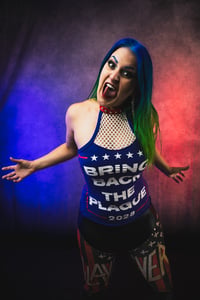 Image 8 of S/M Cattle Decapitation Choker Top