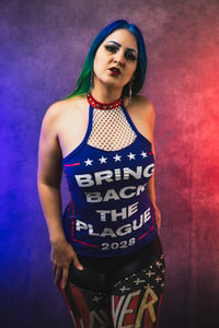 Image 6 of S/M Cattle Decapitation Choker Top