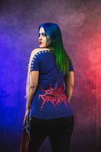 Image 3 of Small Cattle Decapitation Lace Up Tee