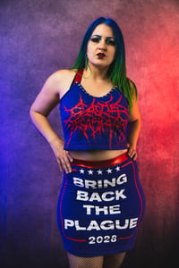 Image 8 of M/L Cattle Decapitation Crop Top/Skirt Set