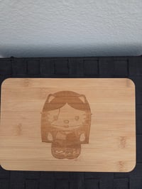 Image 3 of Frankenstein Hello kitty charcuterieboard/ cuttingboard 