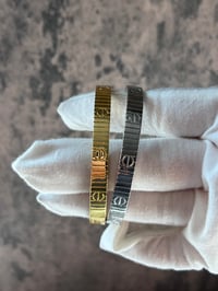 Cart bangle gold laminated