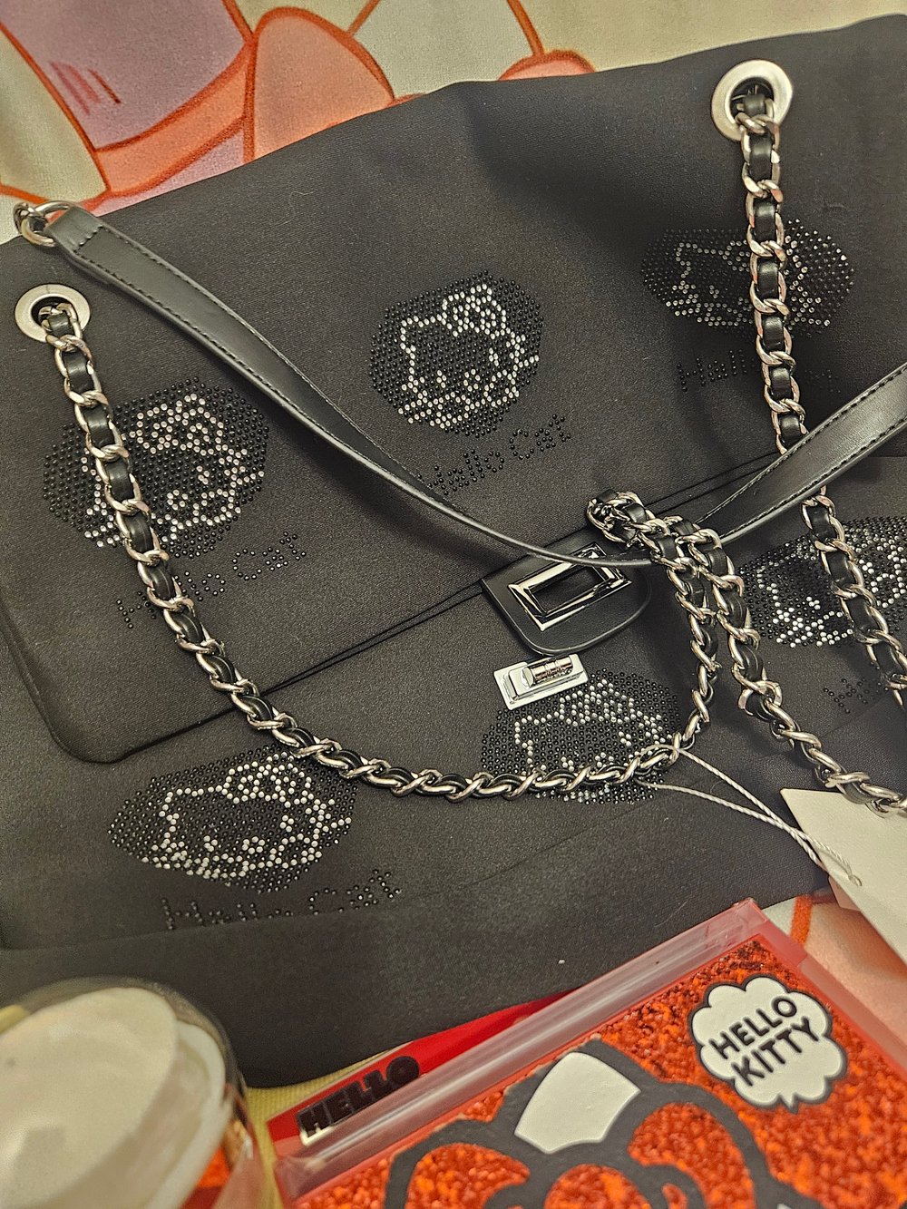 Image of Hello Kitty Black Bling Bag Bundle 
