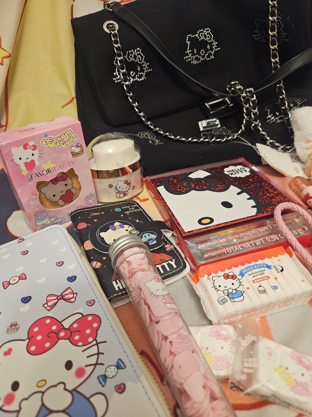 Image of Hello Kitty Black Bling Bag Bundle 