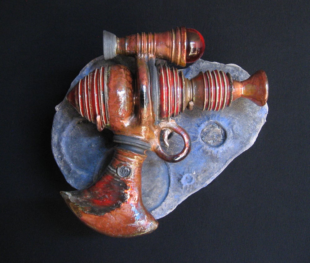 Image of Pangborn Radiumizer - Raku Fired Ceramic Sculpture