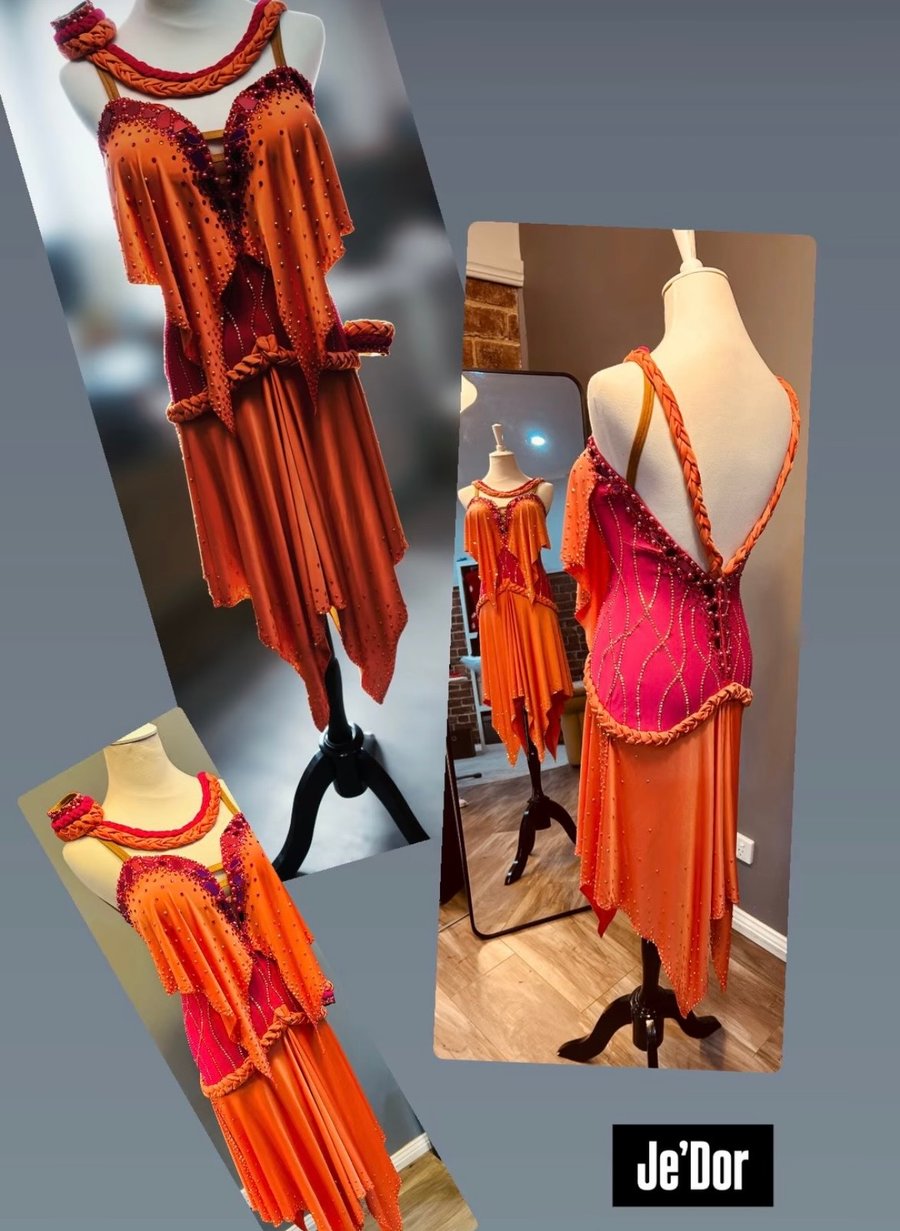 Image of Costume Dresses Dancewear latin ballroom