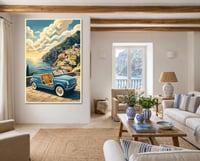 Image 4 of FIAT 600 Jolly "La Dolce Vita” Fine Art in stile vintage 