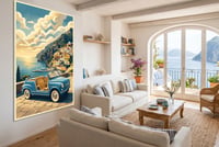 Image 5 of FIAT 600 Jolly "La Dolce Vita” Fine Art in stile vintage 