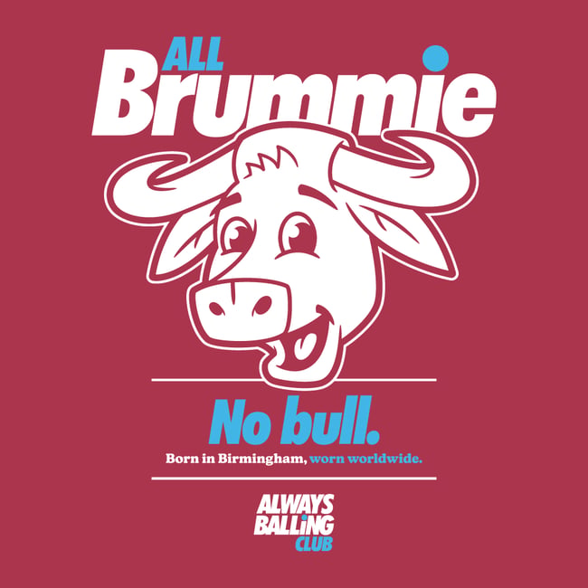 All Brummie tee (claret)