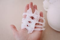 Milk Net Bow Crisp white 