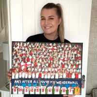 Image 2 of Wonderwall England World Cup print