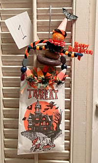 Vintage Jack and Treats Halloween Decoration #1