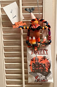 Vintage Jack and Treats Halloween Decoration #2