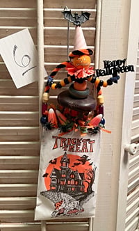 Vintage Jack and Treats Halloween Decoration #6