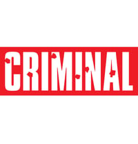 CRIMINAL vinyl sticker