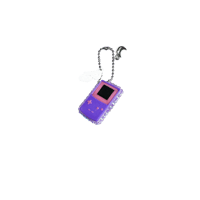 Image 1 of CANDY PURPLE GAMEBOY BAG CHARMS