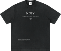 Image 2 of Heavyweight Vintage "NO ONE IS YOU" T-shirt - Black 430gsm|12.7oz